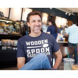 wooden spoon survivor mens t-shirt