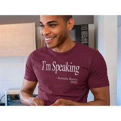 i'm speaking kamala harris debate mens t-shirt
