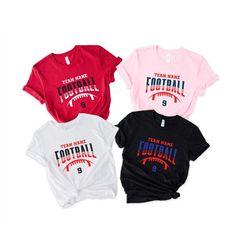 Custom Football Shirt, Personalized Football Shirt, Football Team Name Shirt, Football Shirt, Game Day Shirt, Football M