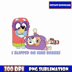 bluey png bundle - bluey cut files for cricut - bluey clipart - bluey png - bluey layered png - bluey birthday png