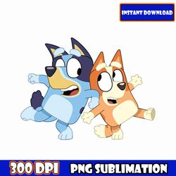 bluey mega bundle, bluey cut files for cricut, bluey layered png, bluey birthday png