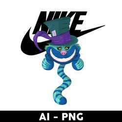 cheshire cat nike png, nike logo png, nike png, cheshire cat png, ai digital file - digital file