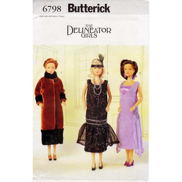 Butterick 6798 Doll clothes patterns.jpg