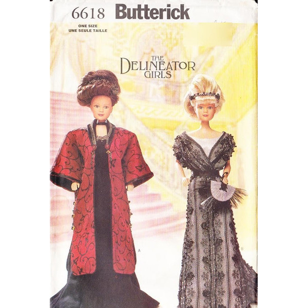 Butterick 6618 Doll clothes patterns.jpg