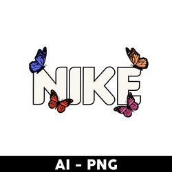 nike butterfly logo png, nike logo png, butterfly png, fashion brands png, ai digital file - digital file