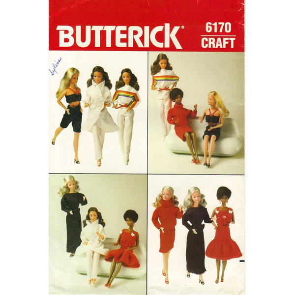 Butterick 6170 Doll clothes patterns.jpg
