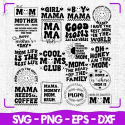 leopard mama svg bundle, mother's day svg, cricut, svg files, svg, digital files svg, silhouette, file for cricut