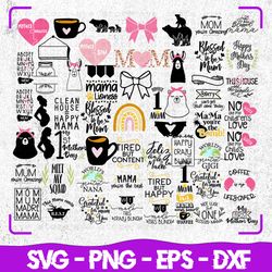 mother's day svg bundle, mom svg, mum svg, cricut, svg files, svg, digital files svg, silhouette, file for cricut