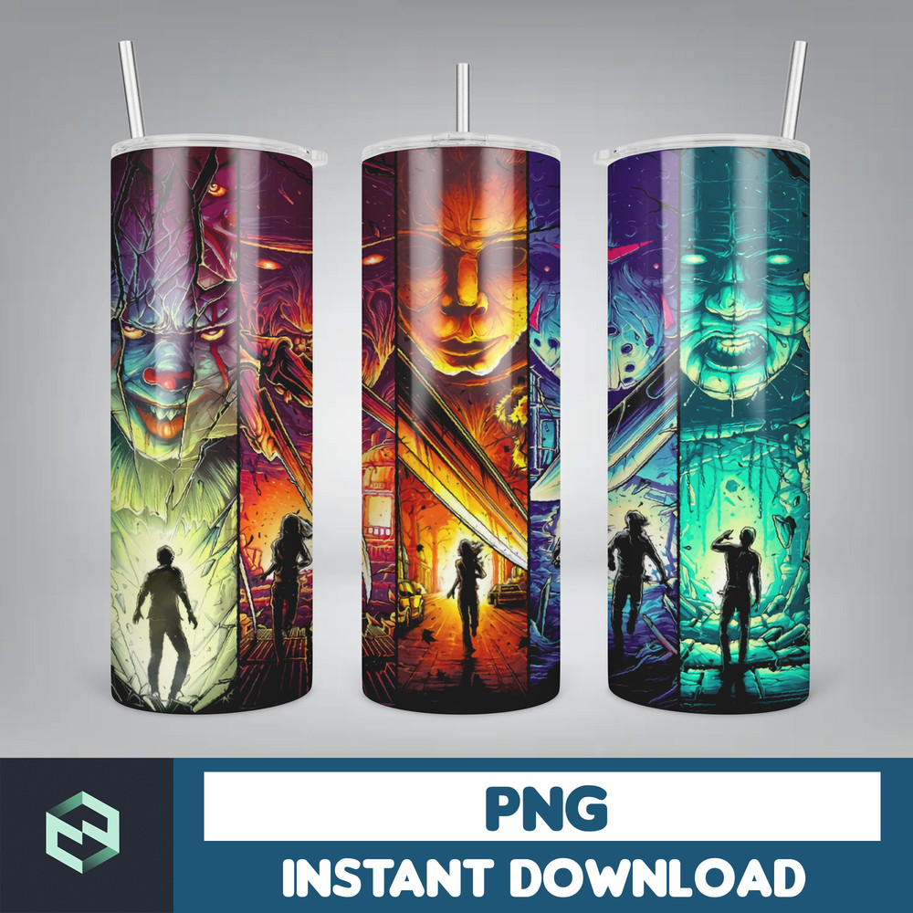 Horror Tumbler Wraps for 20 oz Sublimation Tumbler, sublimation tumbler designs download, Halloween tumbler (67).jpg