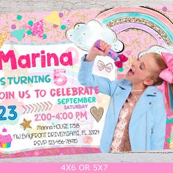 jojo siwa invitation