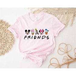 disney shirt, mickey and friends shirt, friends themed shirt, disney squad shirt, friends disney shirt, disney family te