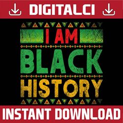 african pride i am black history black history month blm, freedom, black woman, since 1865 png sublimation