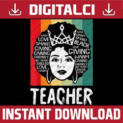 black woman teacher afro retro black history month blm, freedom, black woman, since 1865 png sublimation