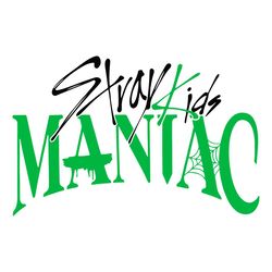 stray kids maniac tour svg music band svg cutting files