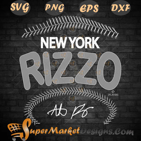 Anthony Rizzo New York Player MLB svg png dxf eps.jpg