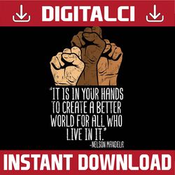 your hands create better world black lives matter blm juneteenth, black history month, blm, freedom, black woman, since