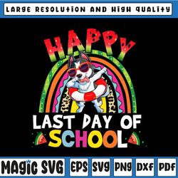 happy last day of school husky dabbing summer graduation summer vacation, last day of school,digital download
