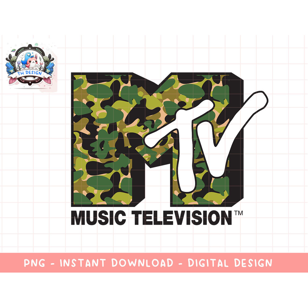 Classic MTV Logo Army Print Sweatshirt copy.jpg