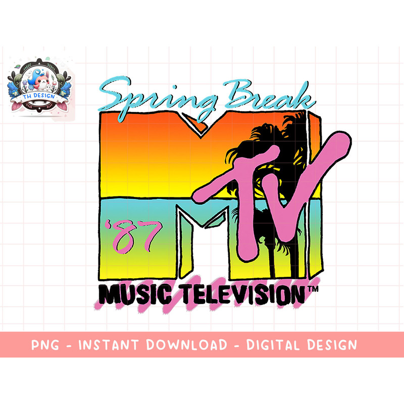 Classic MTV Logo Spring Break 87' T-Shirt copy.jpg