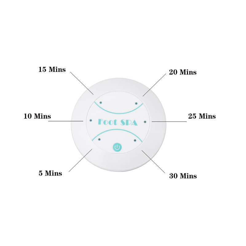 Ionic Foot Bath Machine Displaying Color Change