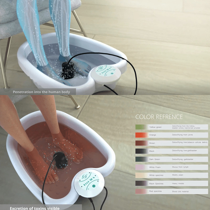Elegant Ion Foot Spa Detox Machine for Wellness