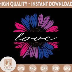 lgbt pride sunflower svg file, watercolor lgbtq pride month svg, sublimation design digital download