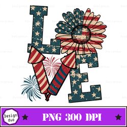 love america independence png, love file png, american flag, 4th july png , america, sunflower, fireworks png, leopard,