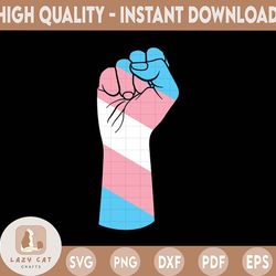 raised fist lgbt history svg- queer gay rights svg - pride month svg