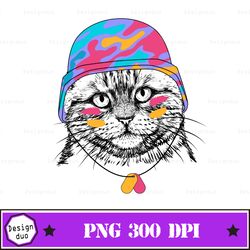 90s cat soldier sublimation