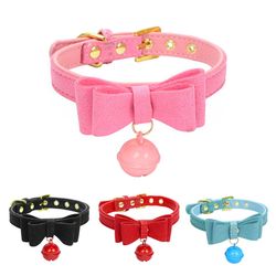 Bow Cat Collar With Bells