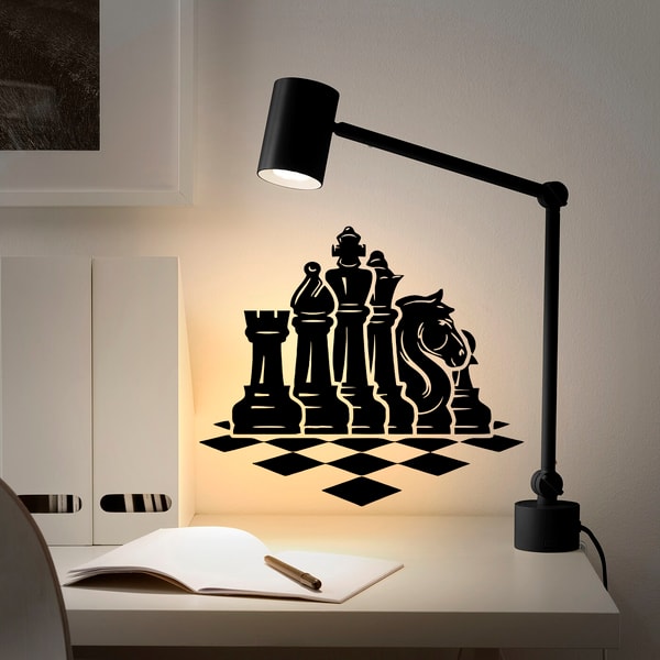 Chess Car Sticker Chess Sticker, Chess On A Chessboard, Logic Game, Wall Stick - Inspire ...