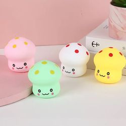 Mushroom Shaped Squishy Anxiety Relief Fidget Toy - Set of 1