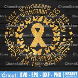 they whispered to her you can't withstand the storm svg, dxf,eps,png, digital download
