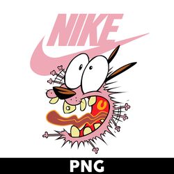 cowardly dog with nike logo png, nike logo png, cowardly dog png, courage the cowardly dog png digital fi - digital file