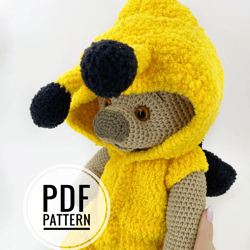 Crochet Bear Pattern PDF tutorial