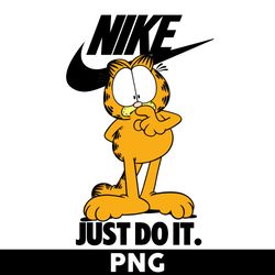 garfield nike png, nike logo png, garfield just do it png, garfield png, fashion brands png digital file - digital file