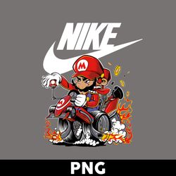 mario kart nike png, mario kart swoosh png, nike logo png, mario kart png digital file - digital file