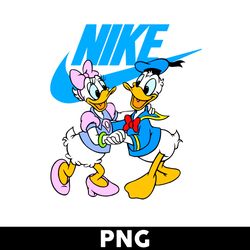 donald and daisy nike png, disney swoosh png, nike logo png, disney png digital file - digital file