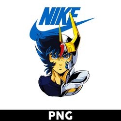 saint seiya nike png, saint seiya swoosh png, nike logo png, saint seiya png digital file - digital file