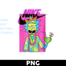 rick swoosh png, rick nike png, nike logo png, rick and morty png digital file - digital file