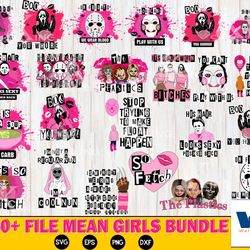 13 file mean girls svg, mean girls svg, bundle halloween svg, file cut , for cricut, silhouette , digital download