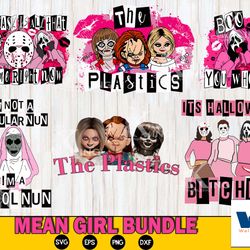 mean girls svg, scary svg ,bundle halloween svg, file cut , for cricut, silhouette , digital download