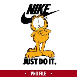 garfield nike png, nike logo png, garfield just do it png, garfield png, fashion brands png digital file