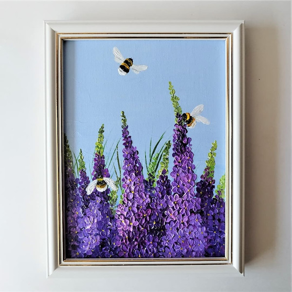 Bumblebee-on-a-flower-textured-painting-wall-decor-floral-art.jpg