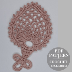 Crochet pattern flowers, crochet pattern leaf, crochet for Irish lace, crochet applique pattern, crochet pattern motif.