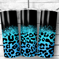 ocean glitter 20oz skinny tumbler wrap