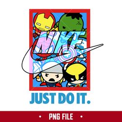 Avengers Nike Png, Superhero Swoosh Png, Nike Logo Png, Avengers Png, Marvel Png Digital File