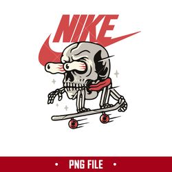 skull nike png, skull swoosh png, nike logo png, skull png, fashion bands png digital file