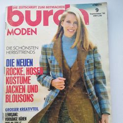 Burda 9 / 1992 magazine  German language