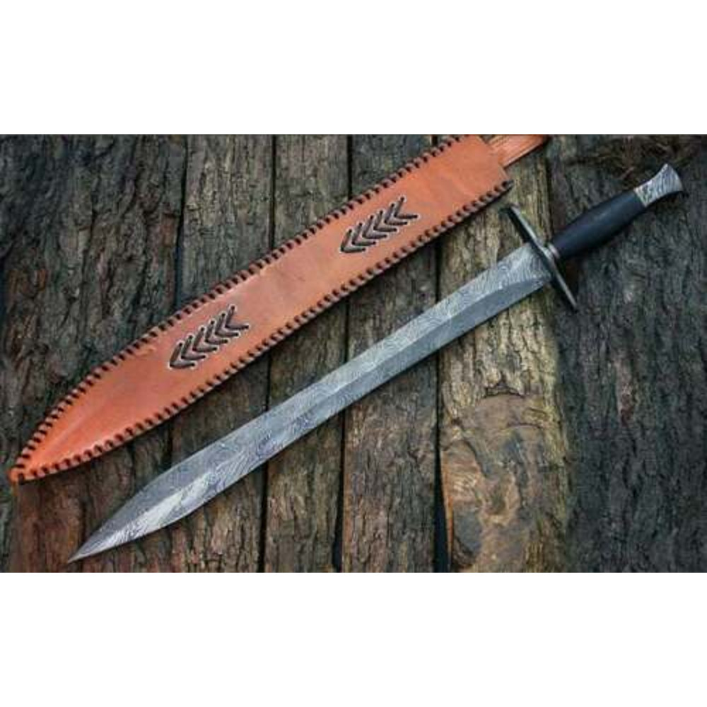 Mothers Day Hand Forged DAMASCUS STEEL SWORD 30 Handmade Gladiator Sword CUSTOM HANDLE 2j